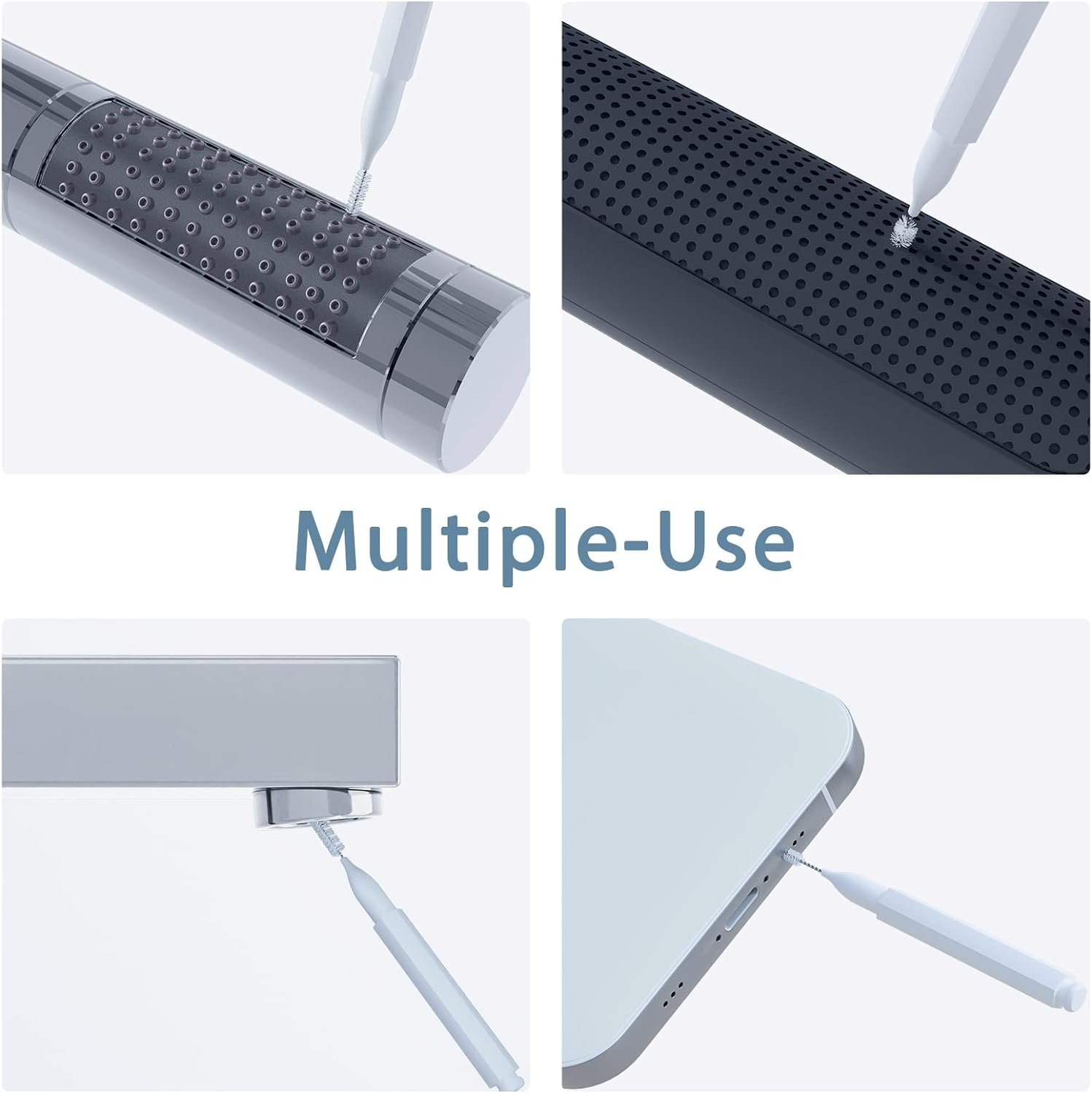 Shower Head Cleaning Brush for Small Hole, Multifunctional Shower Head Cleaner Tool Anti-Clogging Nozzle with Storage Boxes, Showerhead Cleaning Brushes Picks for Household, 20 Pcs image number 6