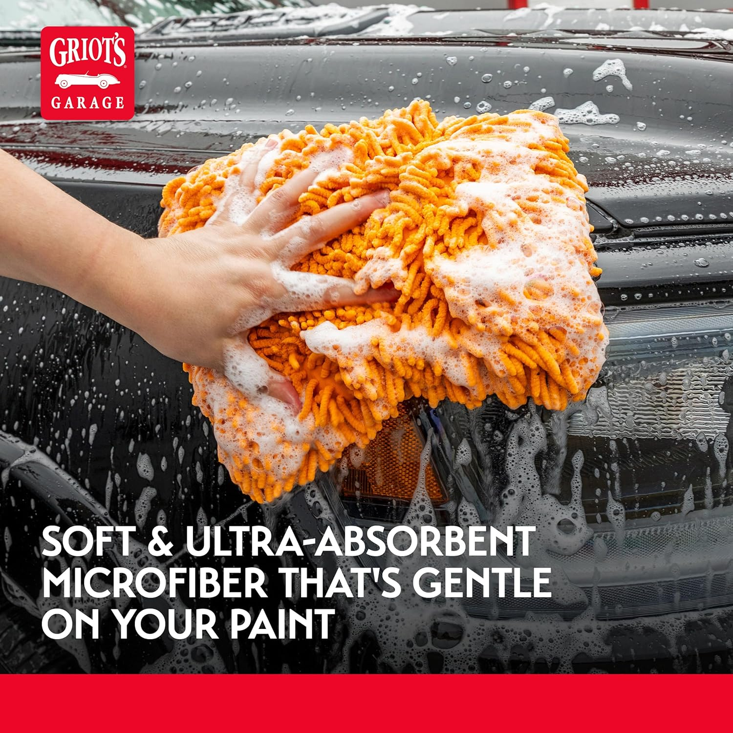 Griot'S Garage Microfiber Wash Pads, Standard (Set of 2)