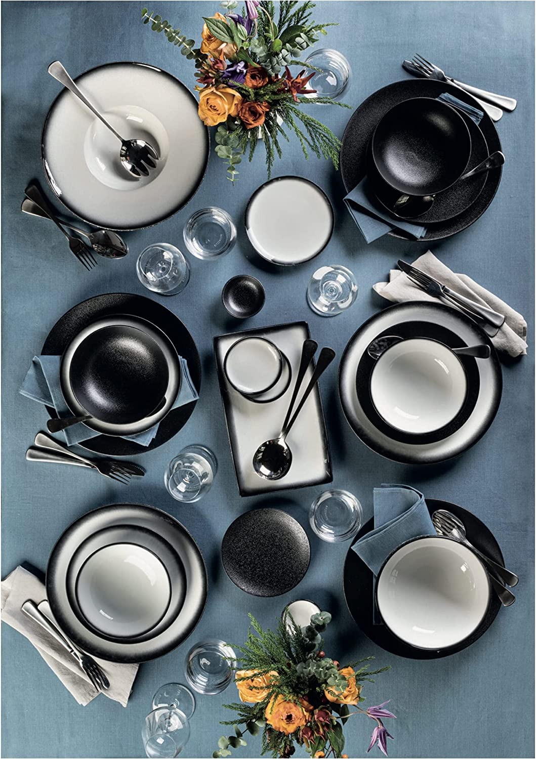 Maxwell & Williams Caviar Coupe Mug, Black, 400 Ml (Pack of 4) image number 1