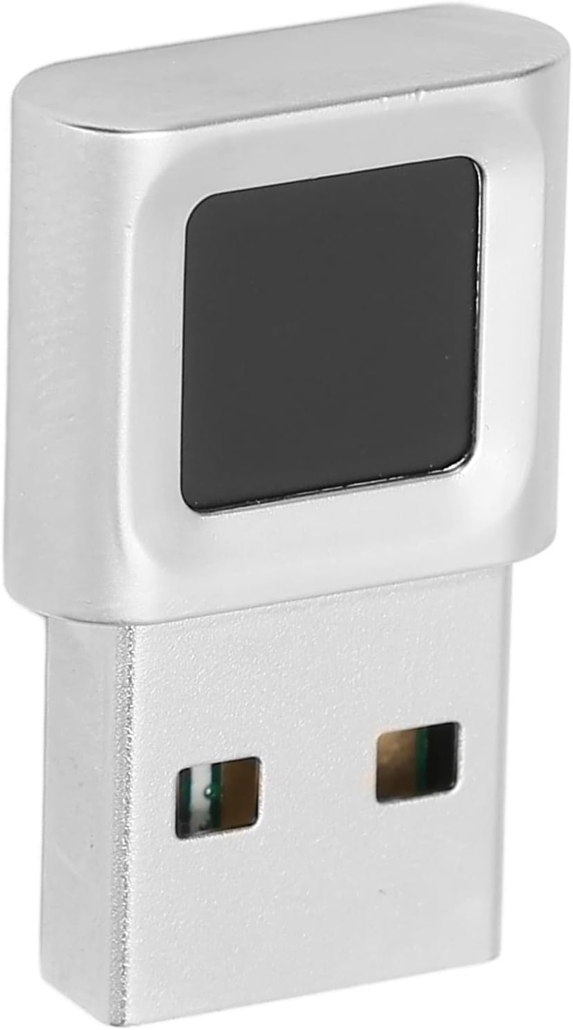 USB Fingerprint Key Reader, Hello Fingerprint Scanner, 360 Degree Touch Speedy Matching, anti Spoofing Fingerprint Sensor for PC image number 2