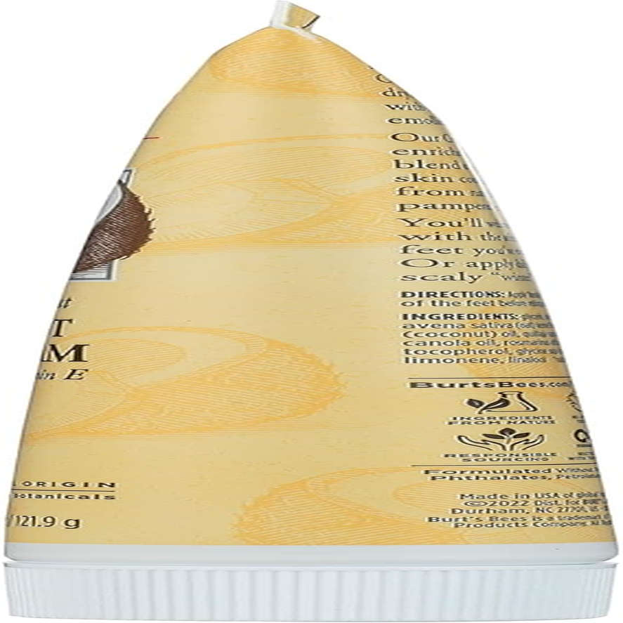 Burts Bees Coconut Foot Creme for Unisex 4.3 Oz Cream image number 4