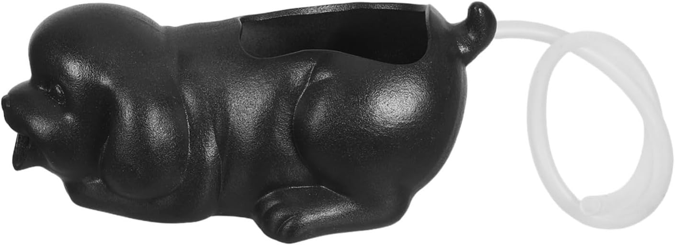 COHEALI Ceramic Table Fountain Outdoor Water Feature Decor Bonsai Fountain Decorative Jar Aquarium Decor Pond Water Feature Black