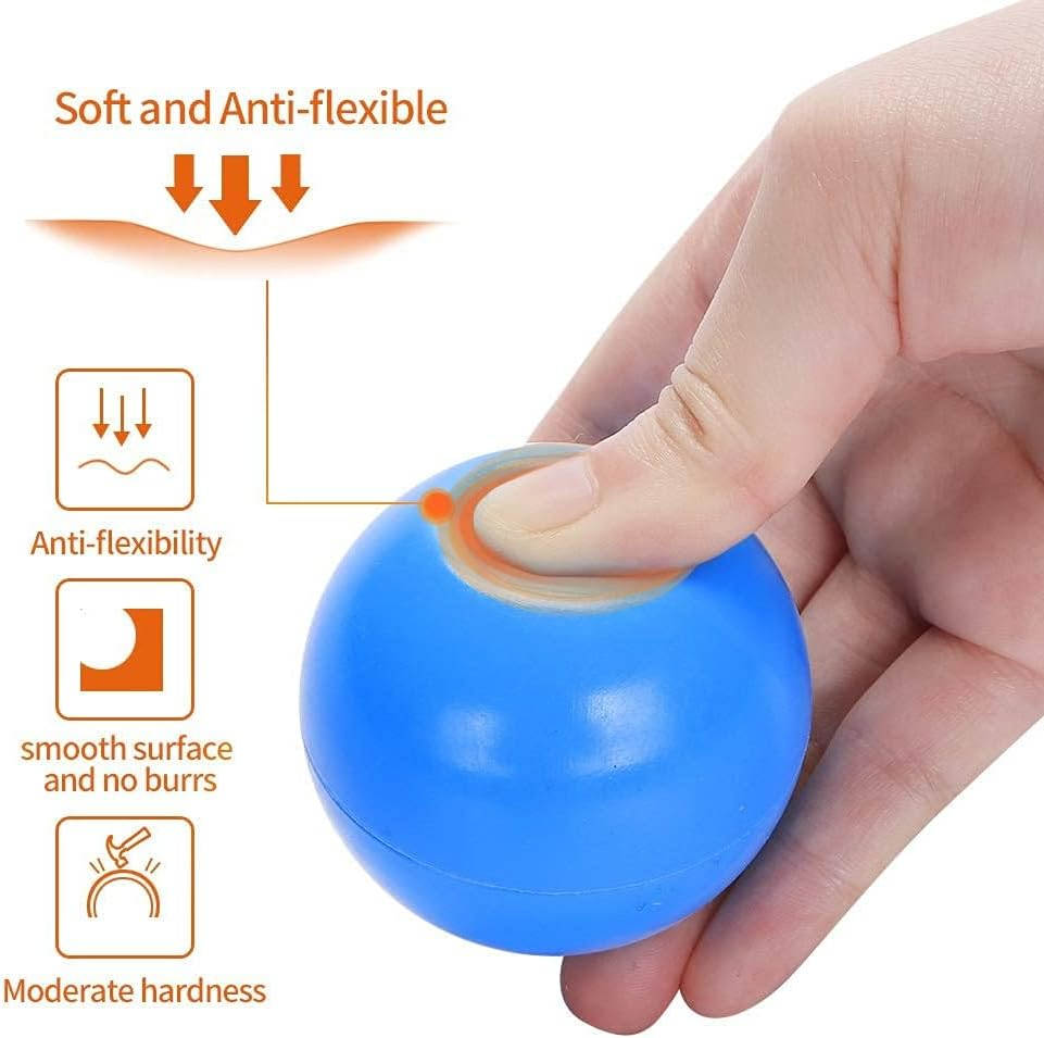 Playmaty Colorful Ball Pit Balls -2.16Inches Phthalate Free BPA Free Plastic Ocean Balls for Kids Swim Pit Fun Toys 100 Pieces for Toddlers and Baby Playhouse Play Tent Playpen Pool image number 5