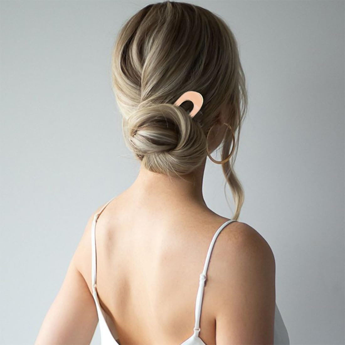 4 Pcs U Stick Hair Pins Tortoise Hair Pins Acetate Hair Bun Stick Hair Pins for Women Girls Hair Accessories