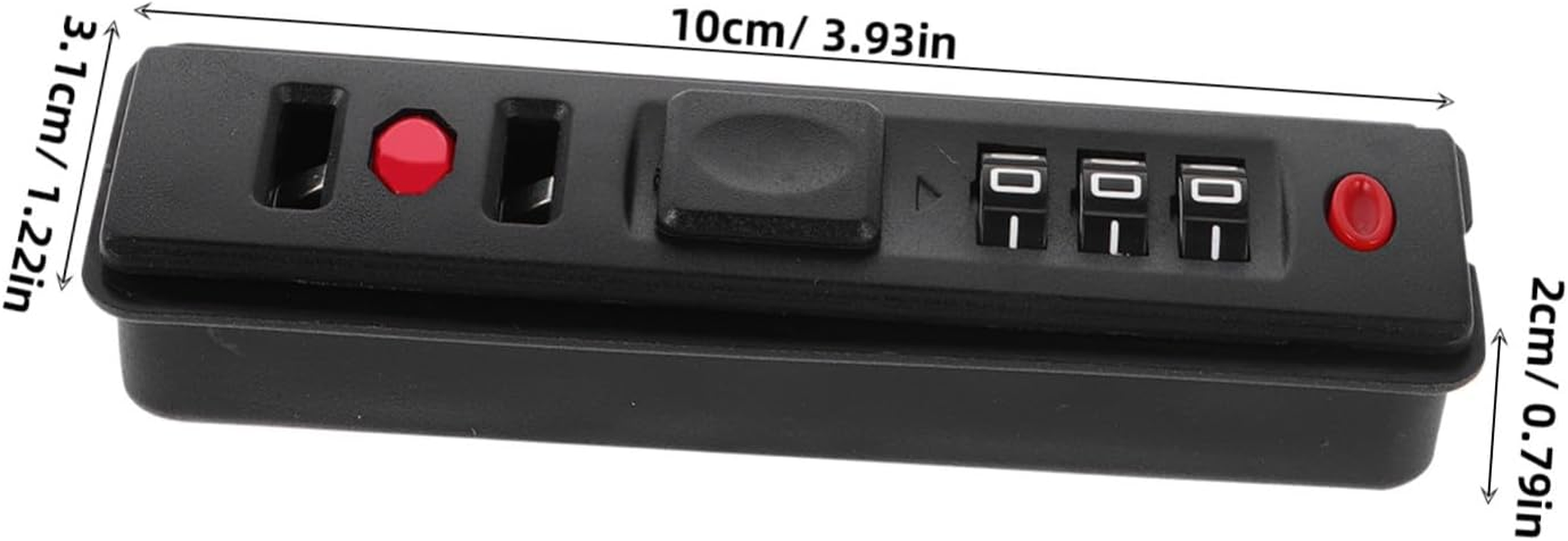 TEMPNAP Heavy Duty Password Luggage Lock for Suitcases Combination Padlock for Travel Bags Backpacks Multipurpose Replacement Lock Resistant to Wear and Easy to Install image number 6