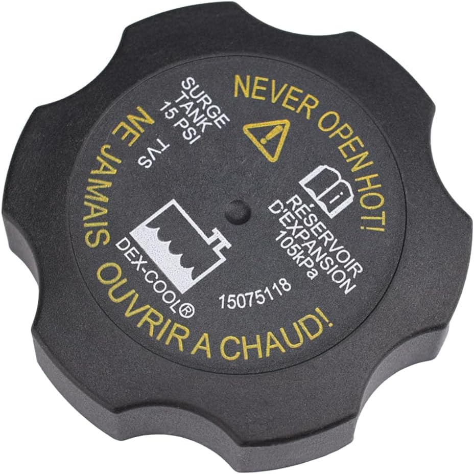 Car Radiator Coolant Reservoir Cap, Automotive Radiator Cover for Old Radiator, Replaces OEM Number 15075118 13502353, Vehicle Accessories Compatible with H2 H3 G5 G6 and More