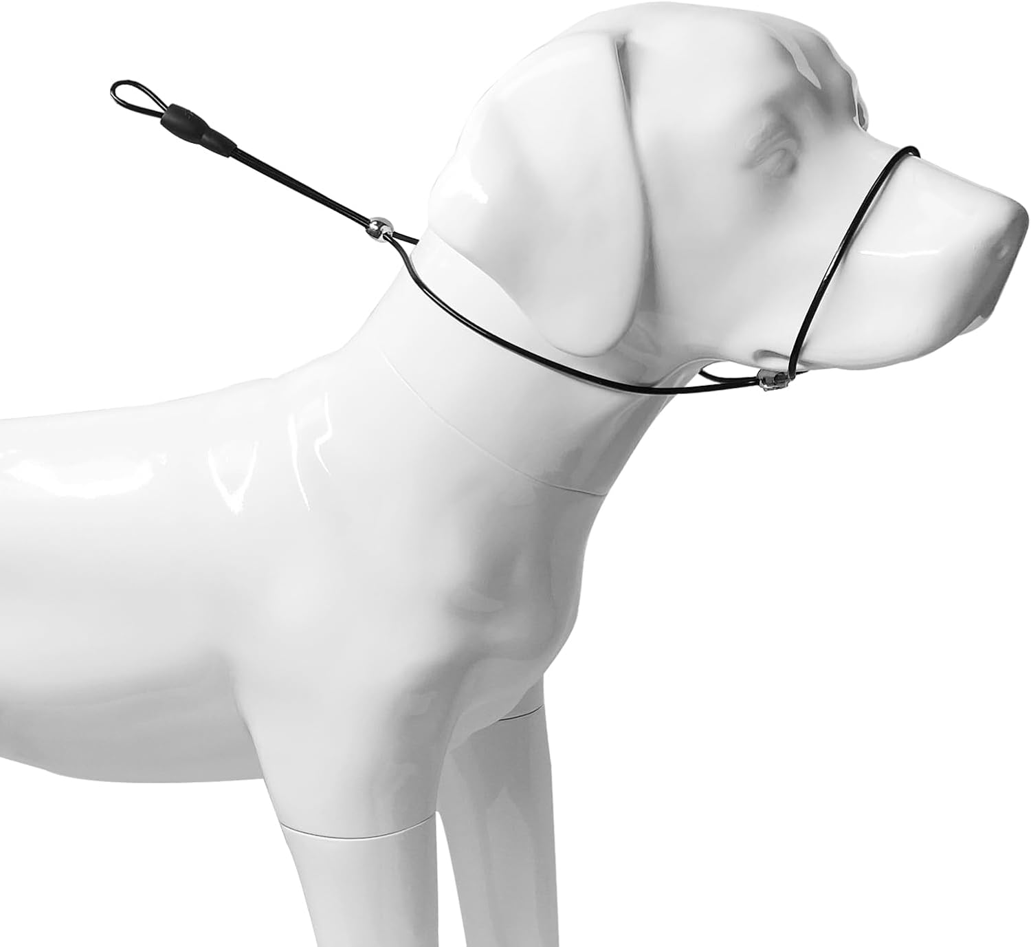 LOS ANDES Dog Halter Head Harness, Stops Heavy Pulling on the Halter Collar, Padded Halter for Small, Medium and Large Dogs (Black)