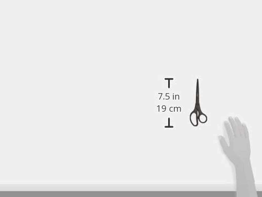 Leitz Titanium Scissors, Right or Left Handed (Ambidextrous), Non Stick, Office Stationary, Ergonomic Handle, Black, 180 Mm image number 2