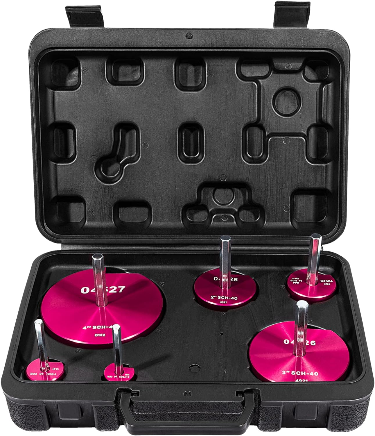 04529 for PPRK6 Plastic Pipe Fitting Reamer 6 Piece Kit Fit into Standard 1/2" Drills PVC Pipe Reamer Tool Contains PPR75, PPR100, PPR150, PPR200, PPR300 and PPR400 image number 2