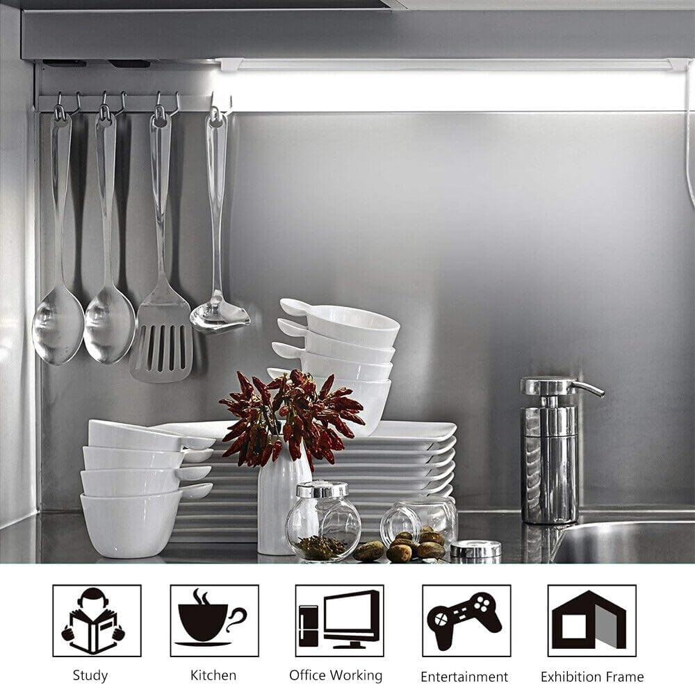 4X LED Camping Light Strip Lights Bar Car 12V Caravan Boat Fishing Interior Lamp image number 6