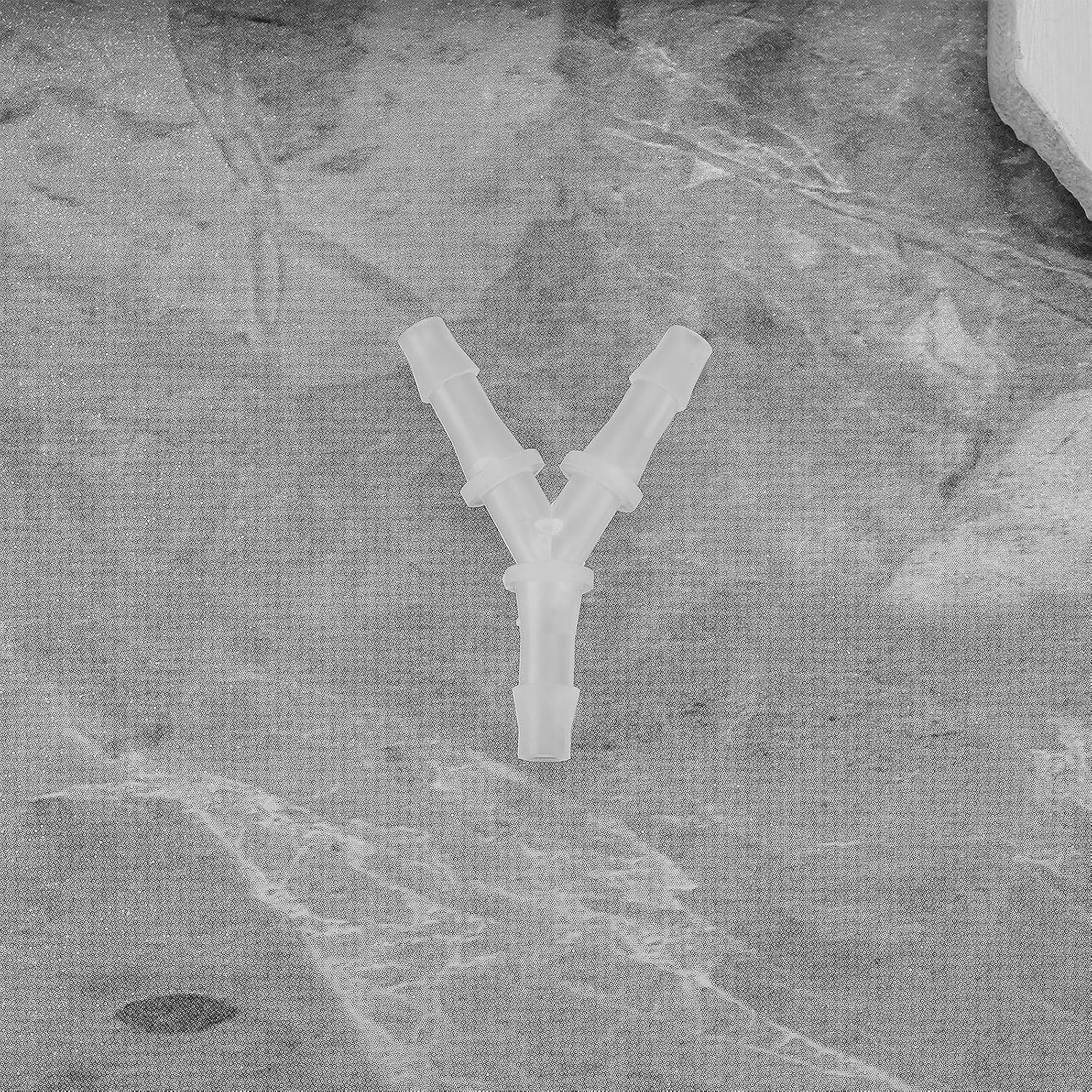 SING F LTD 12Pcs 4.8Mm Aquarium Air Pump Connectors 3/16" Y-Shaped Airline Tubing Connectors Aquarium Air Valve for 3/16 Inch Air Line image number 6