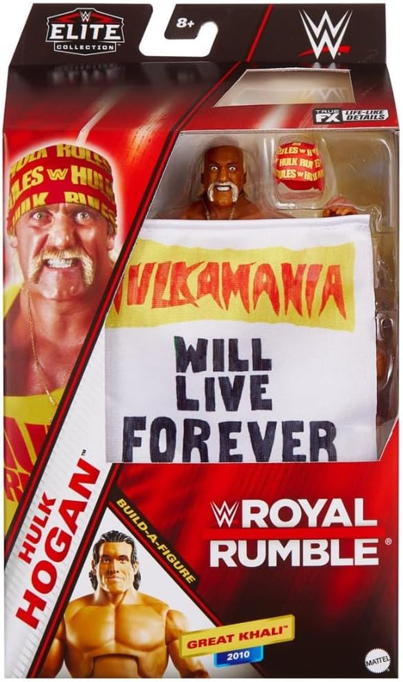 WWE 2025 Royal Rumble Elite Hulk Hogan Action Figure image number 3