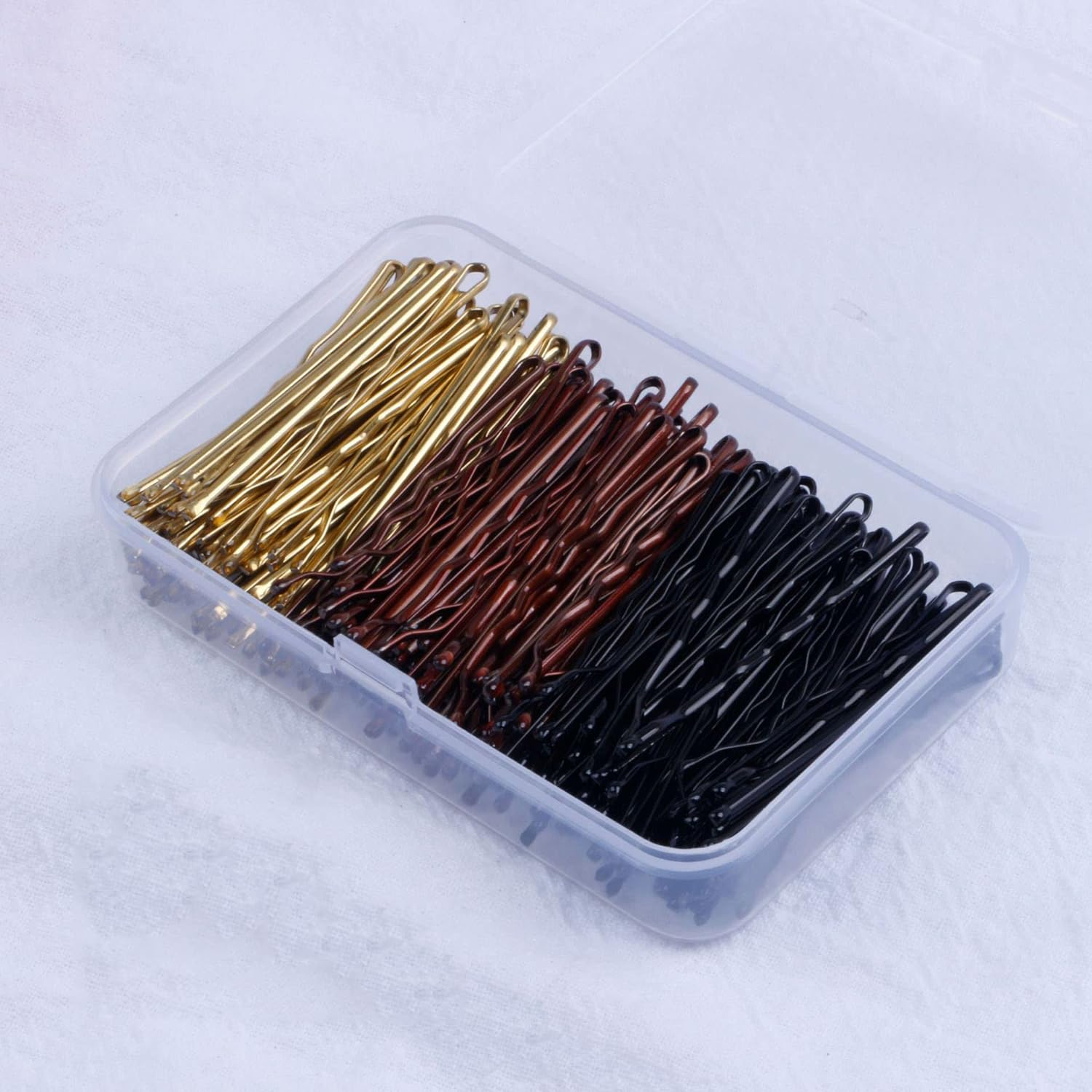 150Pcs Bobby Pins Hairpins Hair Grips Fringe Holder Salon Hairdressing Barrette Coffee