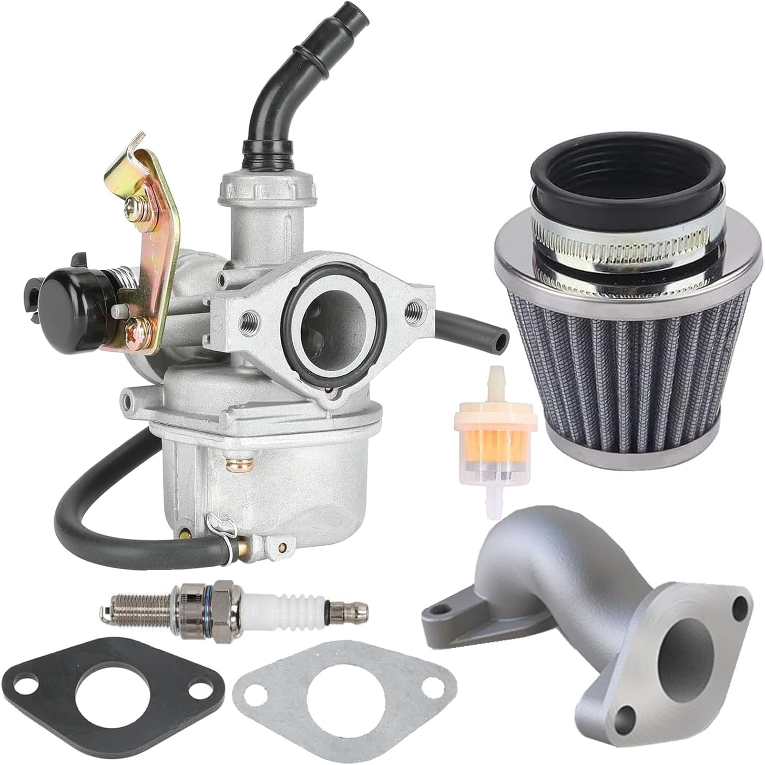 0454886 Carburetor for Polaris Sportsman 90 Polaris Outlaw 50 90 2007-2014 with Air Filter image number 2