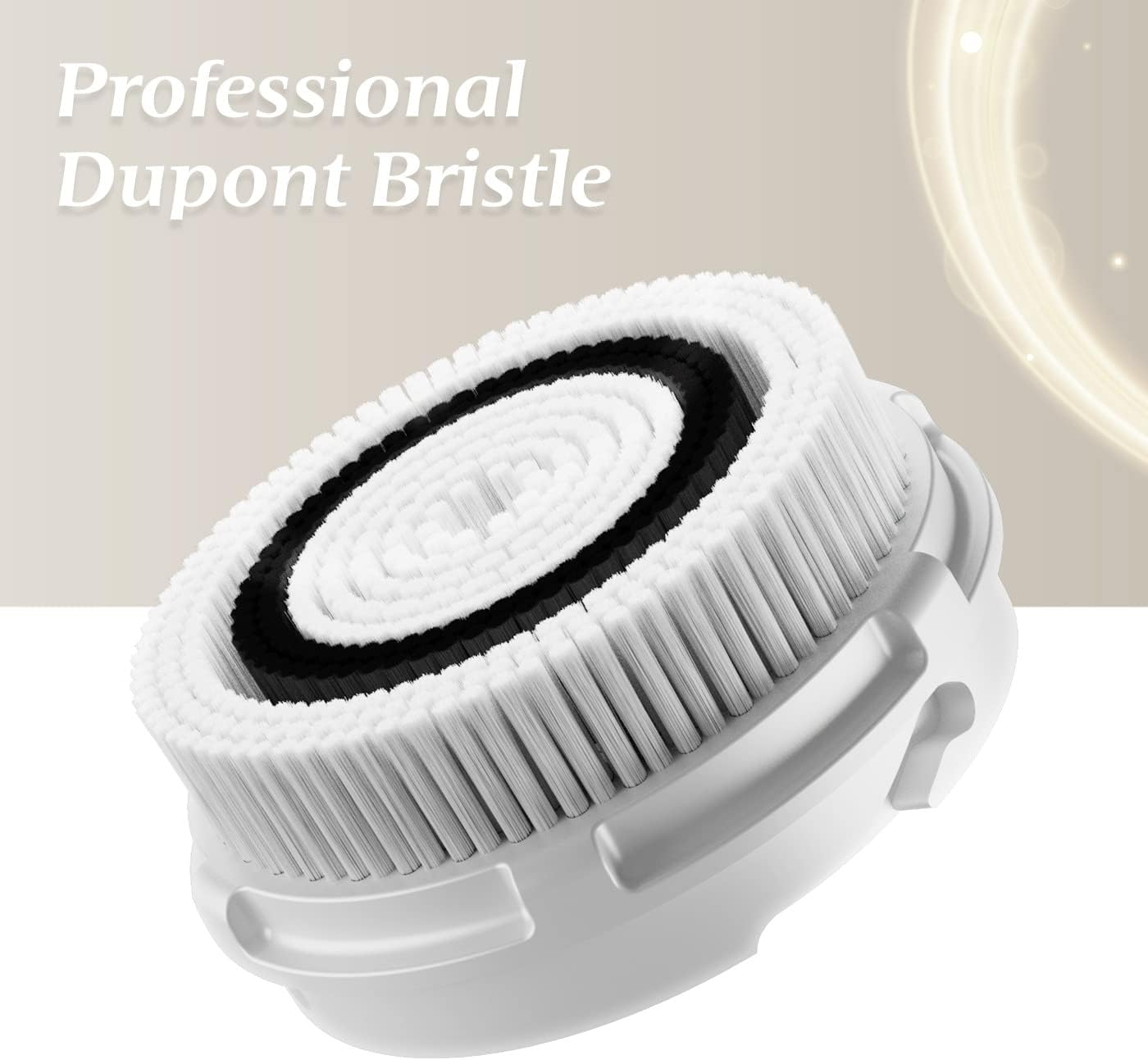 BONNIEFACE BF-1119 Sonic Facial Cleansing Brush Heads, Face Cleansing Brush Head Replacement - Luxurious Soft Bristle and Professional Dupont Bristle Options, Pack of 3 (Professional Dupont Bristle) image number 2