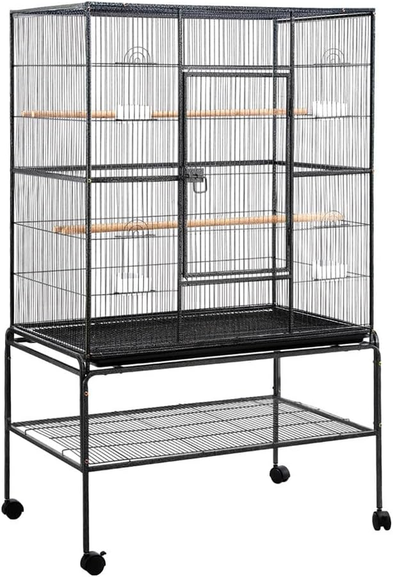 I.Pet Bird Cage Large Cages 160Cm Parrot Aviary Stand-Alone Budgie Wheels Castor image number 3