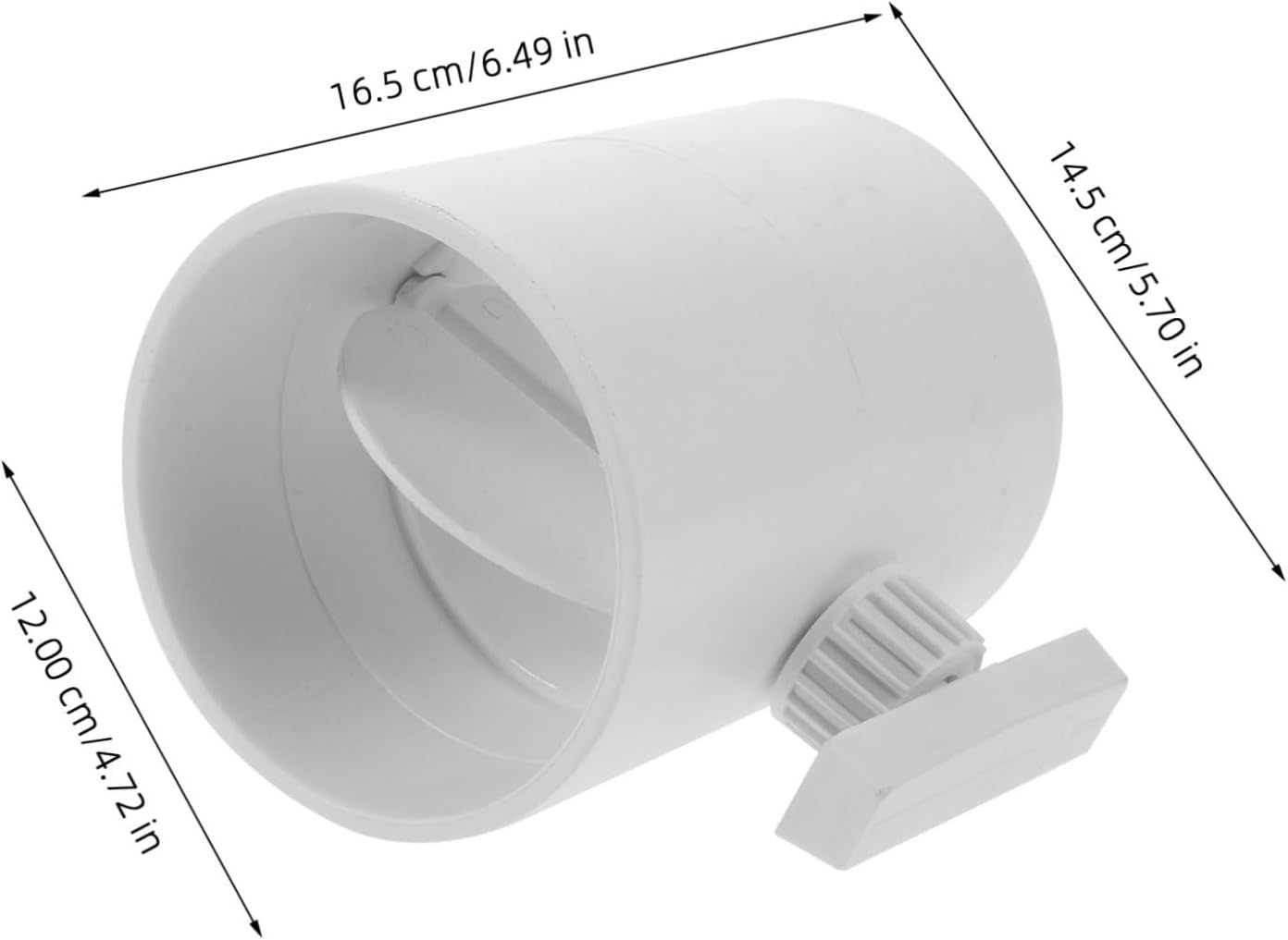 Airflow Ducting Valve Manual Damper Shut-Off Valve Easy Install No Power Needed image number 4