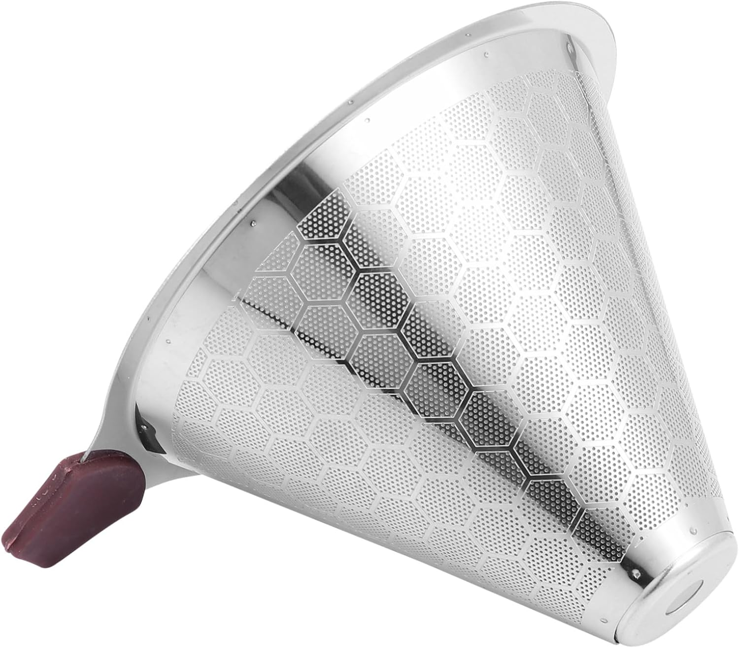 Stainless Steel Coffee Dripper Cups Reusable Tea Filter Mesh Sieve Easy to Clean for Home Office Brewing image number 5