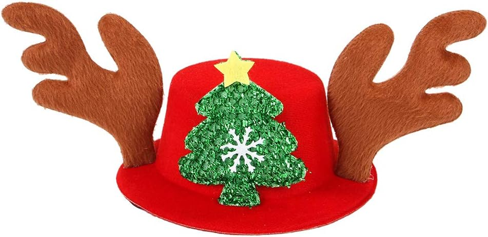 Dog Cat Christmas Outfit Pet Christmas Santa Scarf Antlers Tree Snowman Hat Adjustable Collar Pet Birthday Party Bandana Supplies Cute Christmas Costume for Dog Cat Puppy Gift Tree image number 3