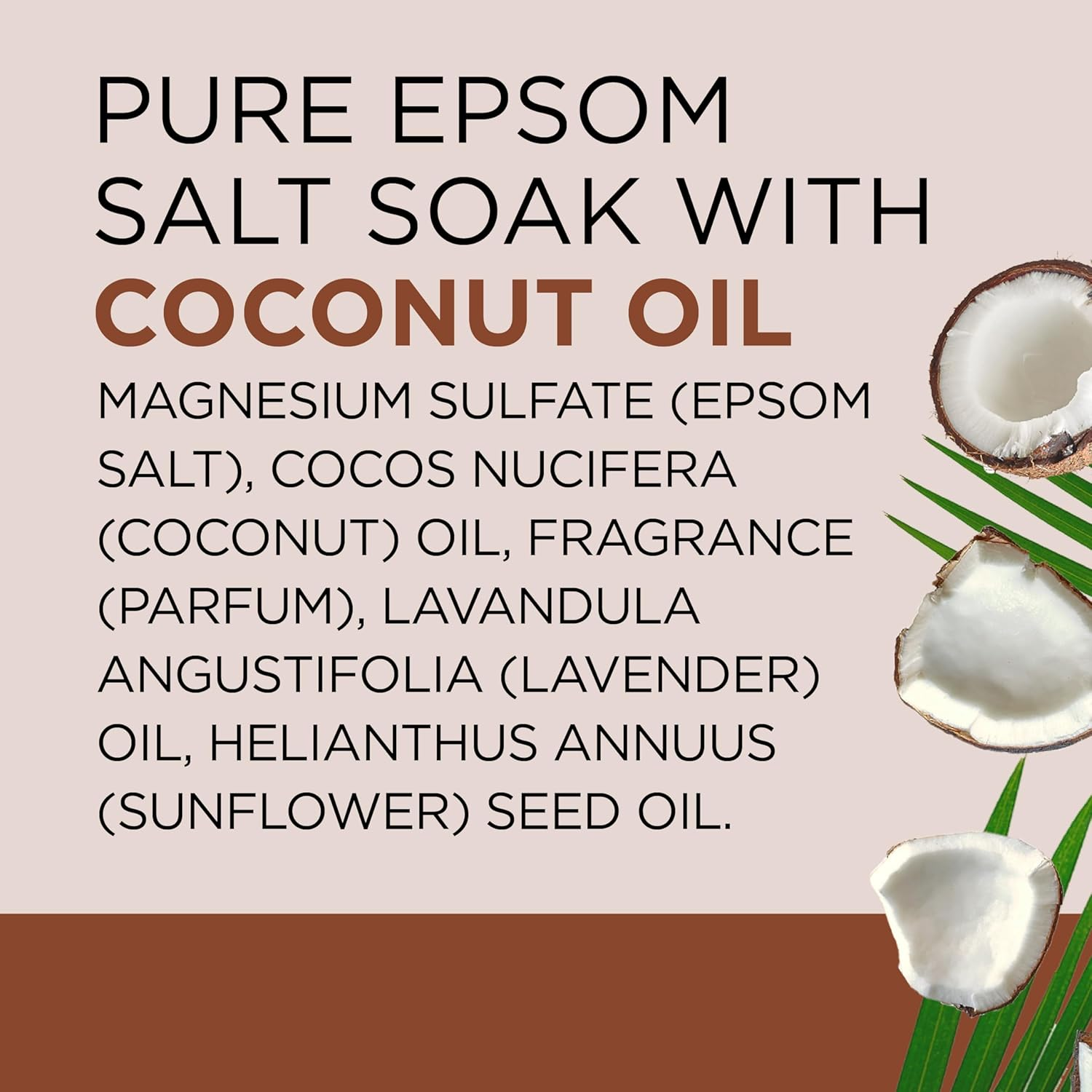 Dr Teal'S Pure Epsom Salt Coconut Oil, 1.36Kg image number 3