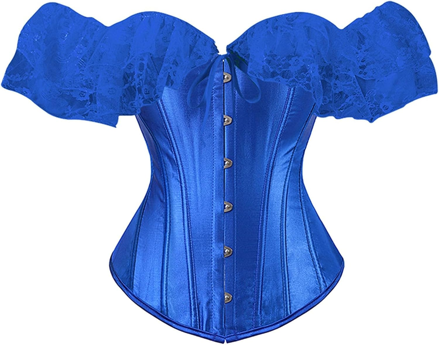 Generic Corset Tops for Women Western Shapewear Bustier Vintage Bustier Top Steampunk Pirate Corsets Adult Halloween Costumes image number 1