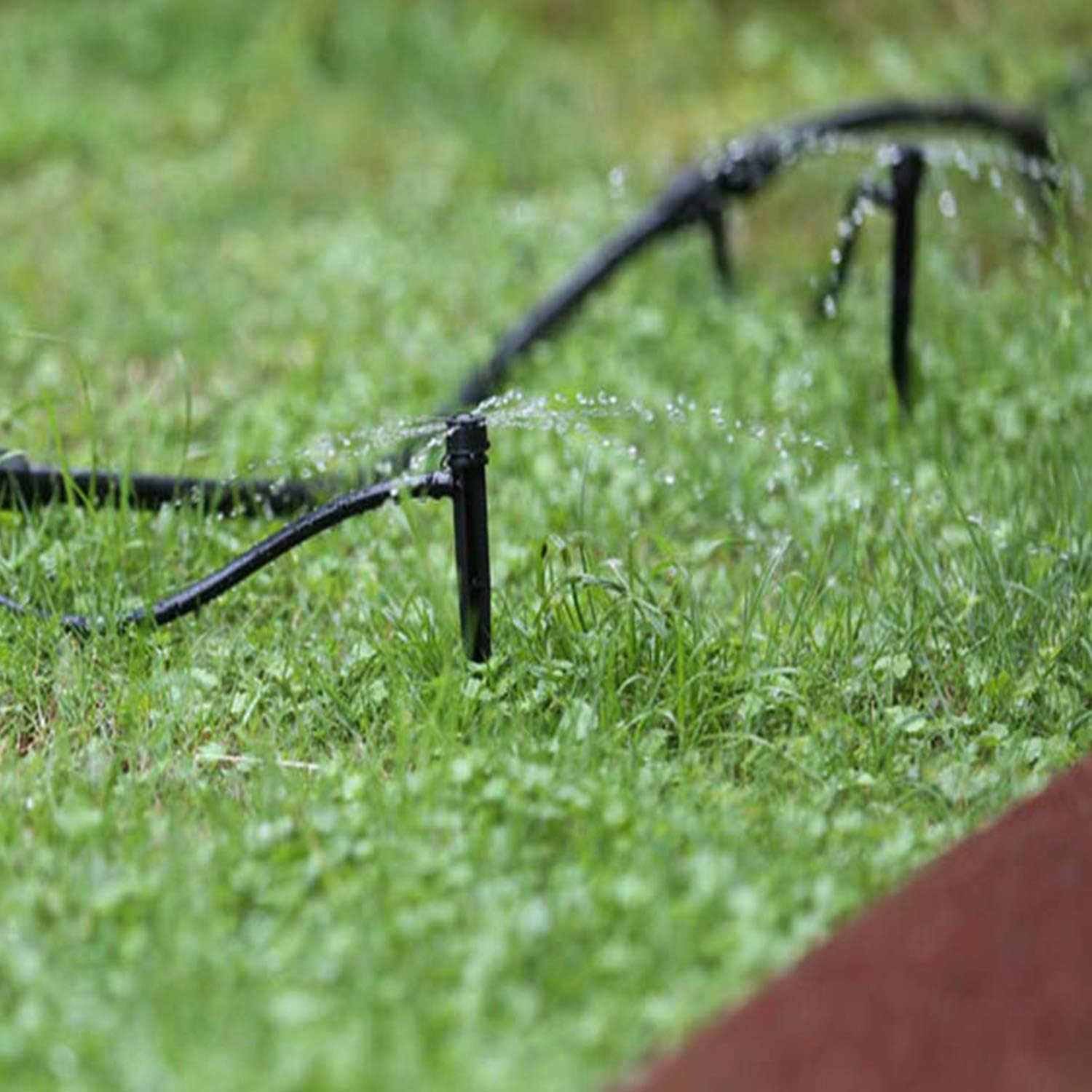 Axe Sickle (Pack of 50) Drip Emitters Perfect for 4Mm/7Mm Tube Adjustable 360 Degree Water Flow Drip Irrigation System for Flower Beds Vegetable Gardens Herbs Gardens. image number 6