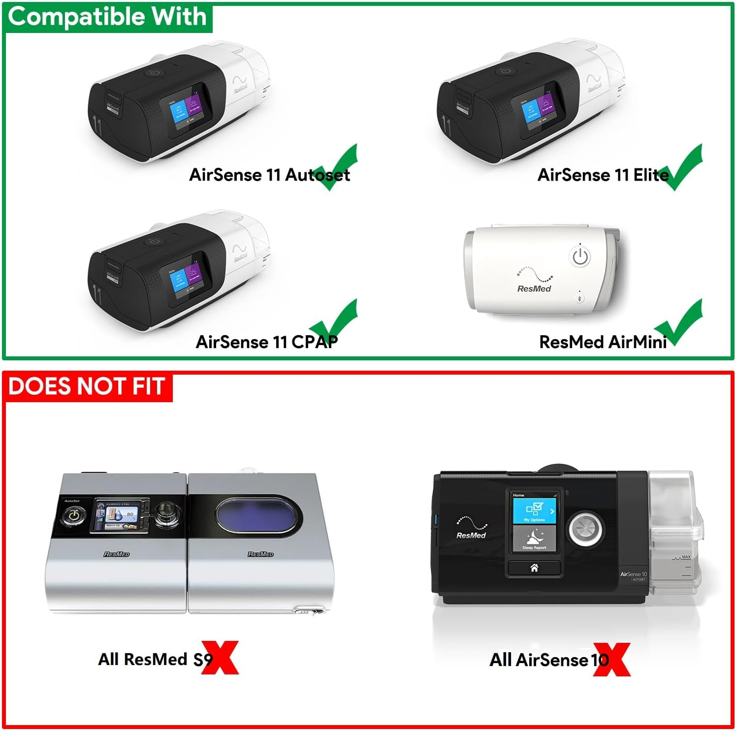 HKY 20V PD USB-C DC Coverter Cable Kit for Resmed Airsense 11 Autoset/Elite/Cpap Machines & Resmed Airmini Cpap/Autoset/Autoset for Her Portable CPAP Machine Power Cord Airsense 11 Airmini Supplies image number 1