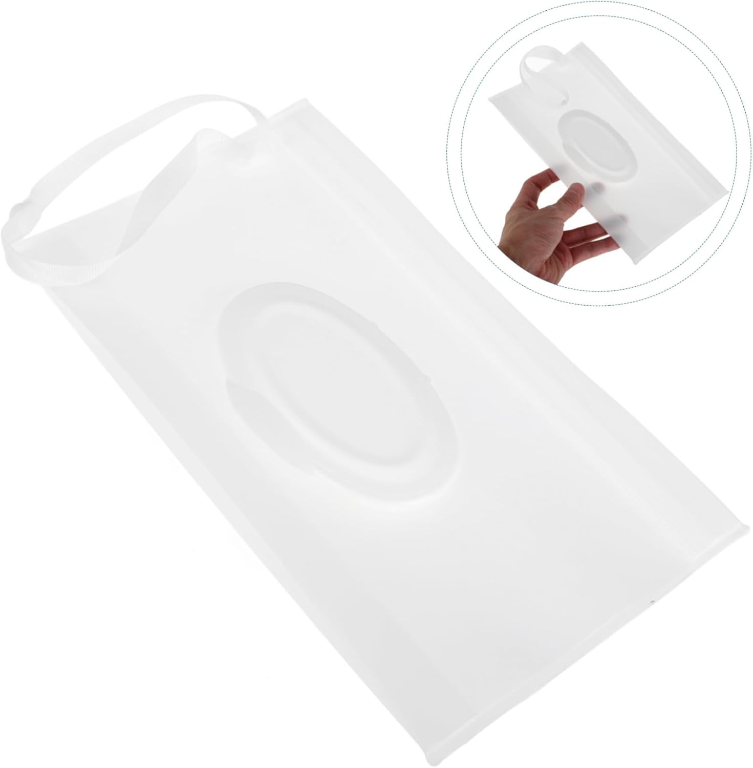 Chic Modern Wipe Pouch Holder Refillable Reusable Travel Wipes Case Tissue Bag Dispenser for Home Stroller Backpack image number 5