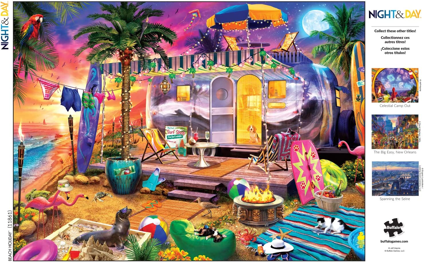 Buffalo Games - Beach Holiday - 1000 Piece Jigsaw Puzzle image number 3