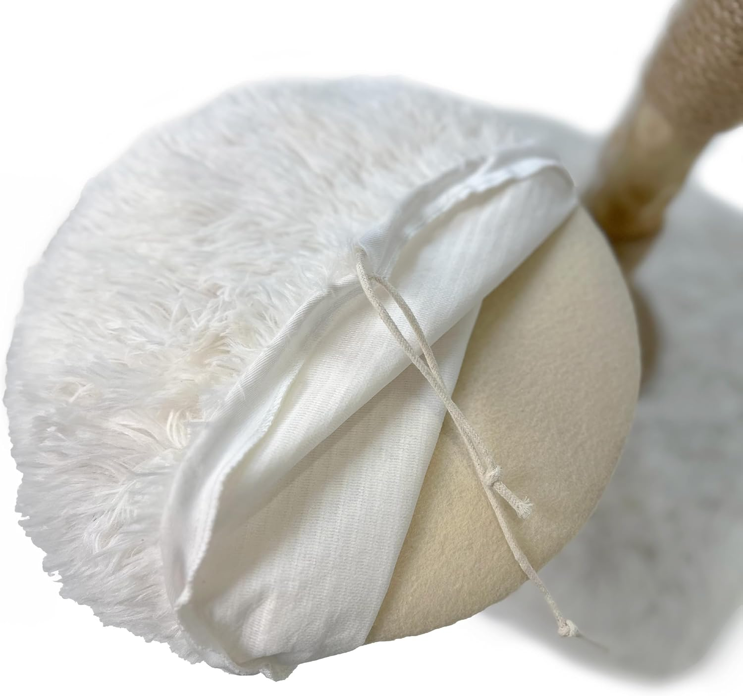 Cattitude Cat Scratch Playground in the Clouds, White&Brown, 91Cm Height - Cat Tower,Indoor Cats, Cat House, Scratcher image number 2