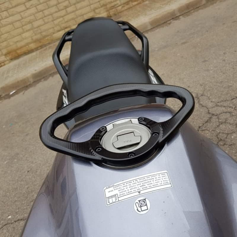 Motorcycle Accessories Passenger Hand Grip Fuel Tank Armrest for Yamaha R1 R6 R7 YZF-R25 YZF-R3 YZF1000 Safety Grab Bar (Black)