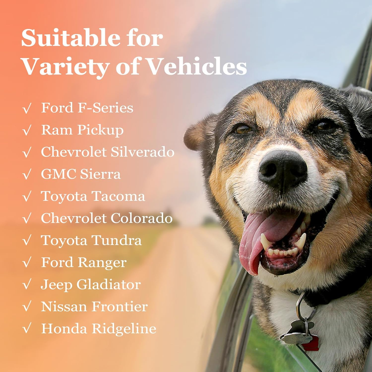 Mancro Floor Dog Hammock for Truck with Flip up Rear Seats, Waterproof Dog Back Seat Cover with Mesh Window Heavy Duty Back Seat Cover for Dogs, Compatible with F150, Chevy Silverado & RAM, Black image number 2