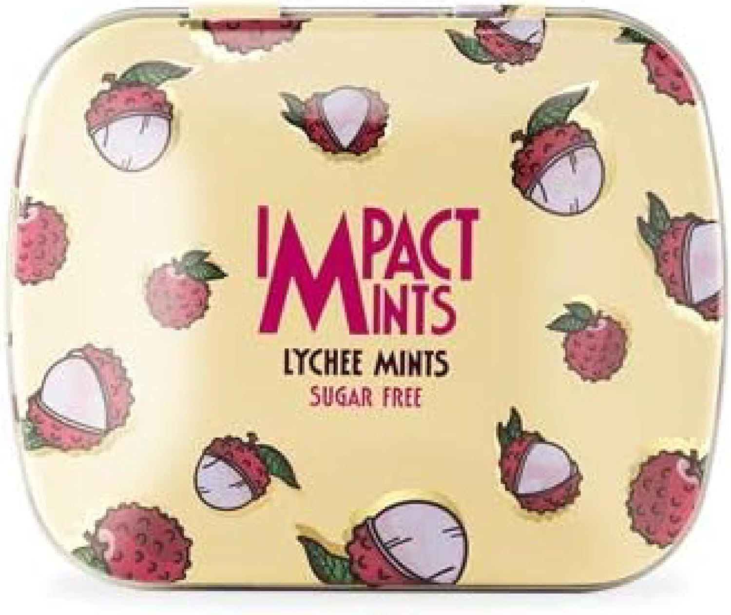 Impact Mints Candy Fruity Lychee Sugar Free 6 Tins
