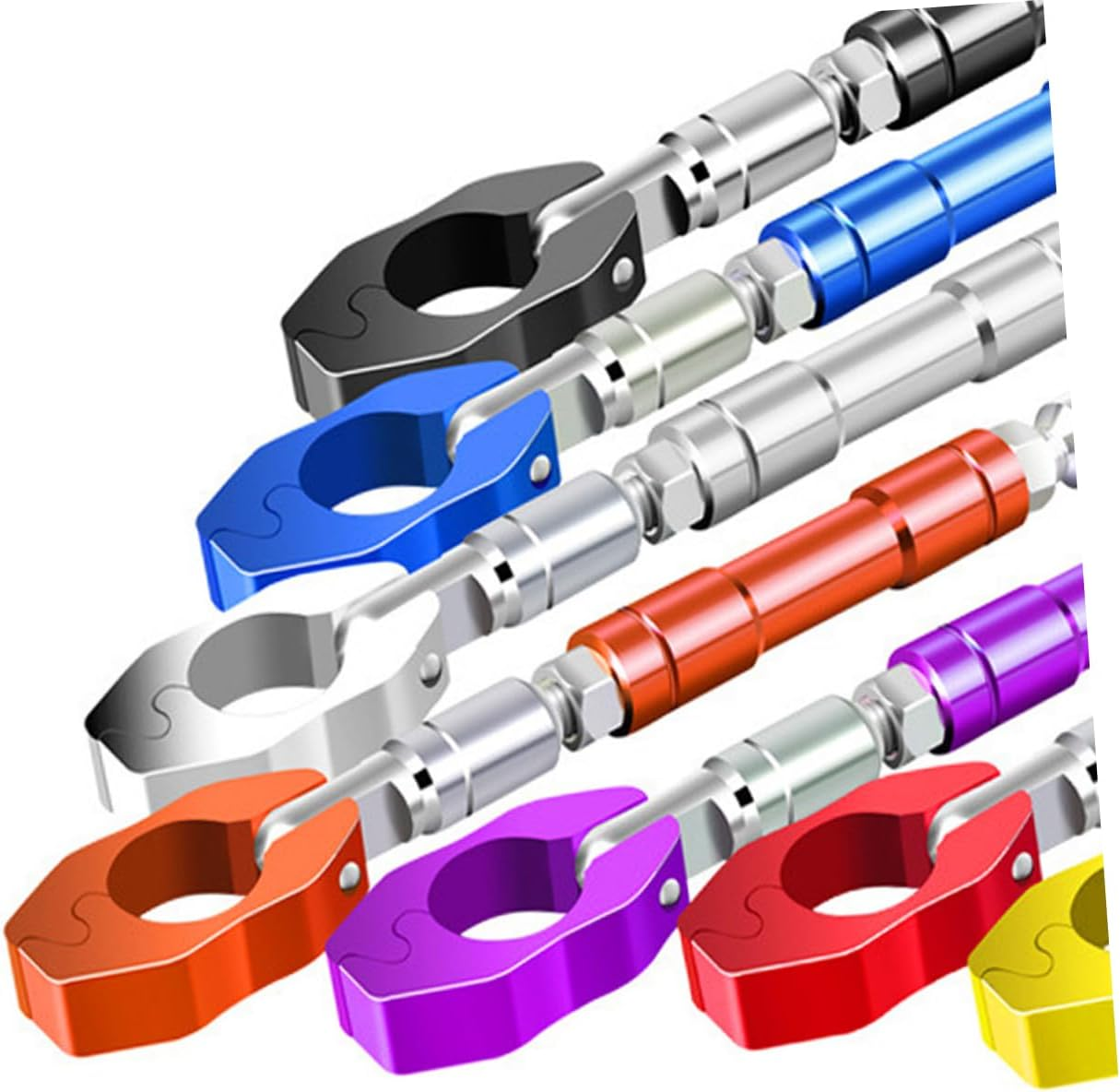 Beatifufu Adjustable Motorcycle Balance Bar Handlebar Accessory Black for Bike Modifying and Motocycle Accessories Suitable for Adult Riders image number 1