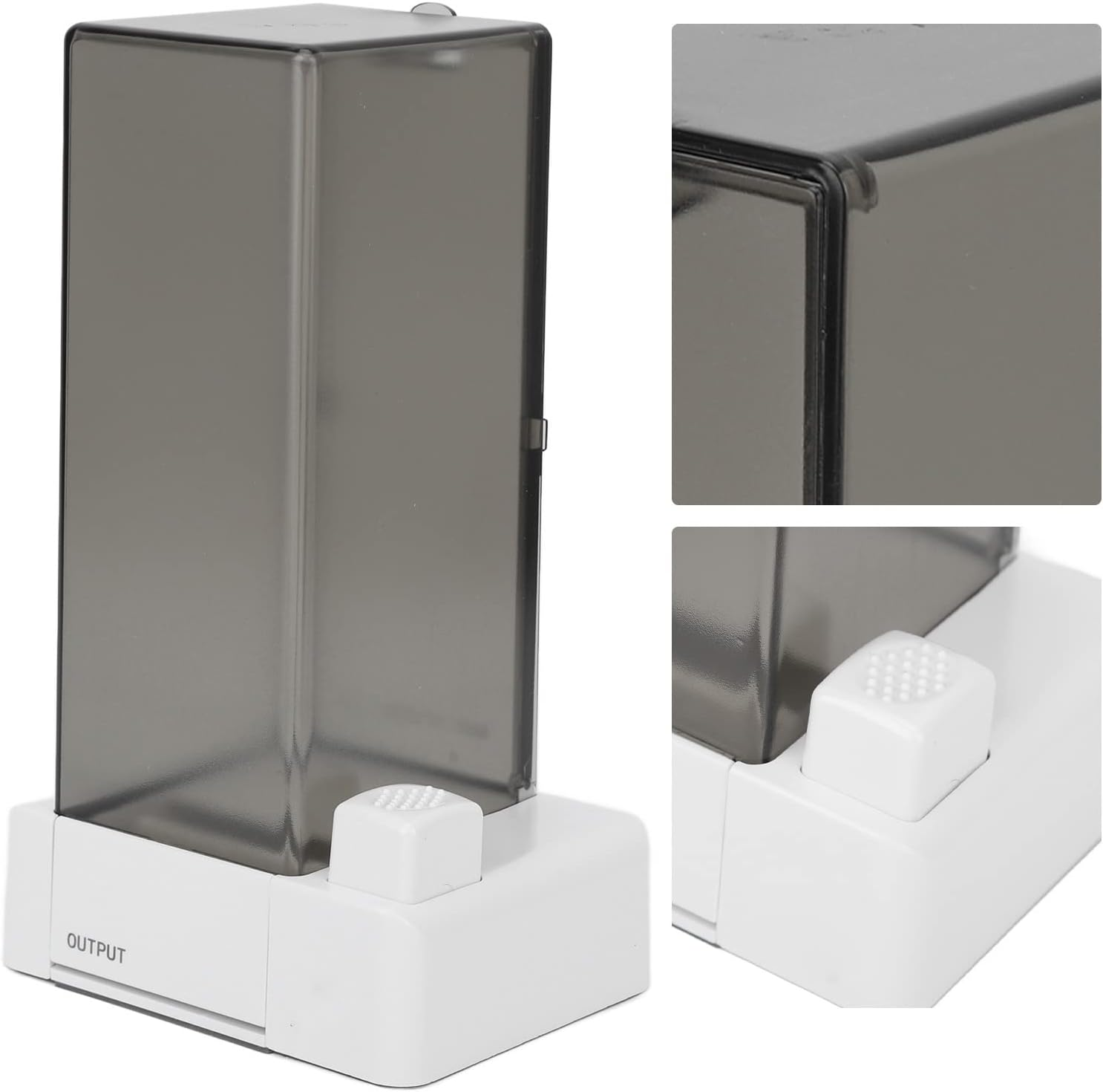 Cotton Pad Dispenser, Automatic Cotton Pad Holder Press Out Makeup Removal Cotton Holder PC Automatic Cotton Pad Dispenser for Bathrooms Bedrooms image number 1