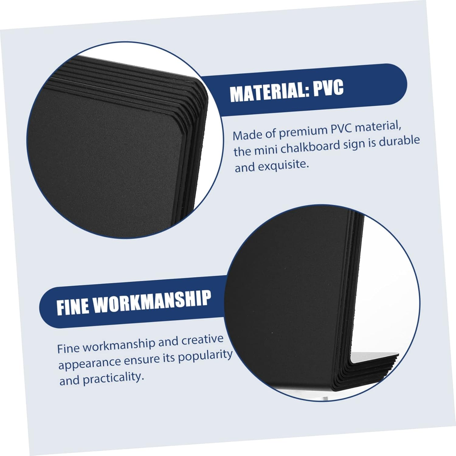 Ciieeo 3Sets Versatile Mini Chalkboard Signs Chalkboard Sign Mini for Food Stalls Restaurant Signs Garden Decorations 10Pcs*3 image number 1