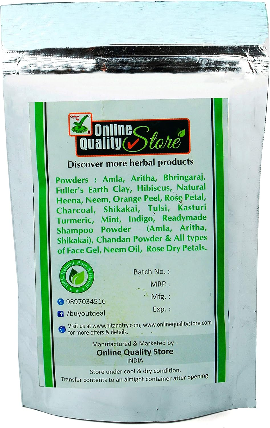 Shikakai Powder for Hair (600 Grams) image number 4