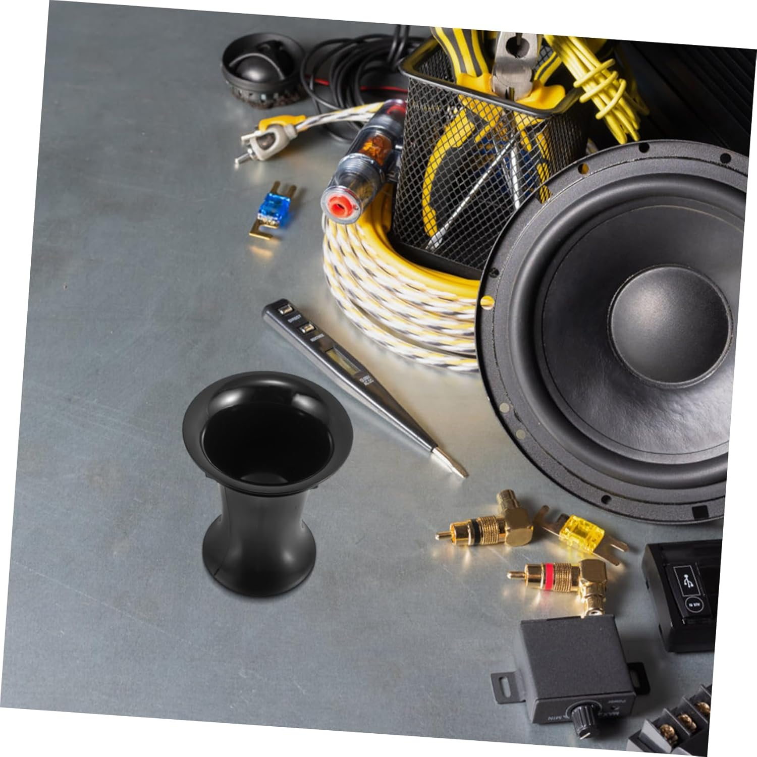 GAROZATION Bass Speaker Reflex Tube Port Accessories for DIY Guitar Cabinet Enhanced Bass Impact Minimized Distortion Aesthetic Design for Music Subwoofer Box image number 2