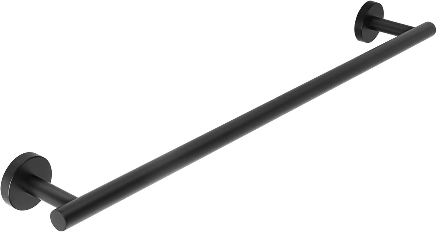 SAYAYO Towel Bar for Bathroom, 24 Inch Towel Rack Hand Towel Holder Rustproof Stainless Steel Brushed Nickel 60CM, Wall Mount (21 Inch Hanging Length)