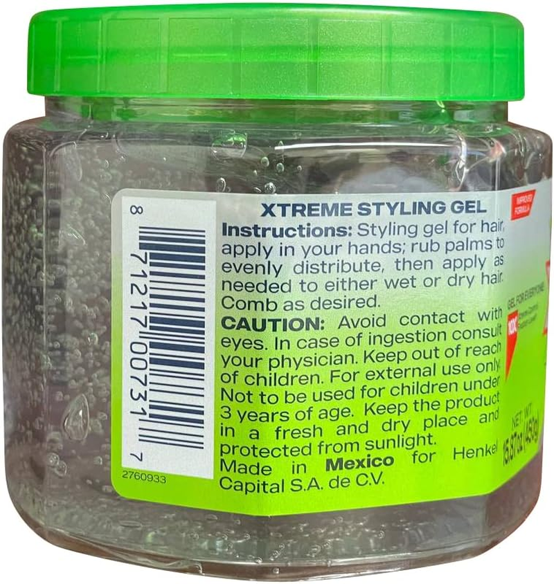 Wetline Xtreme Professional Extra Hold Wet Line Styling Gel, 15.72 Ounce image number 3