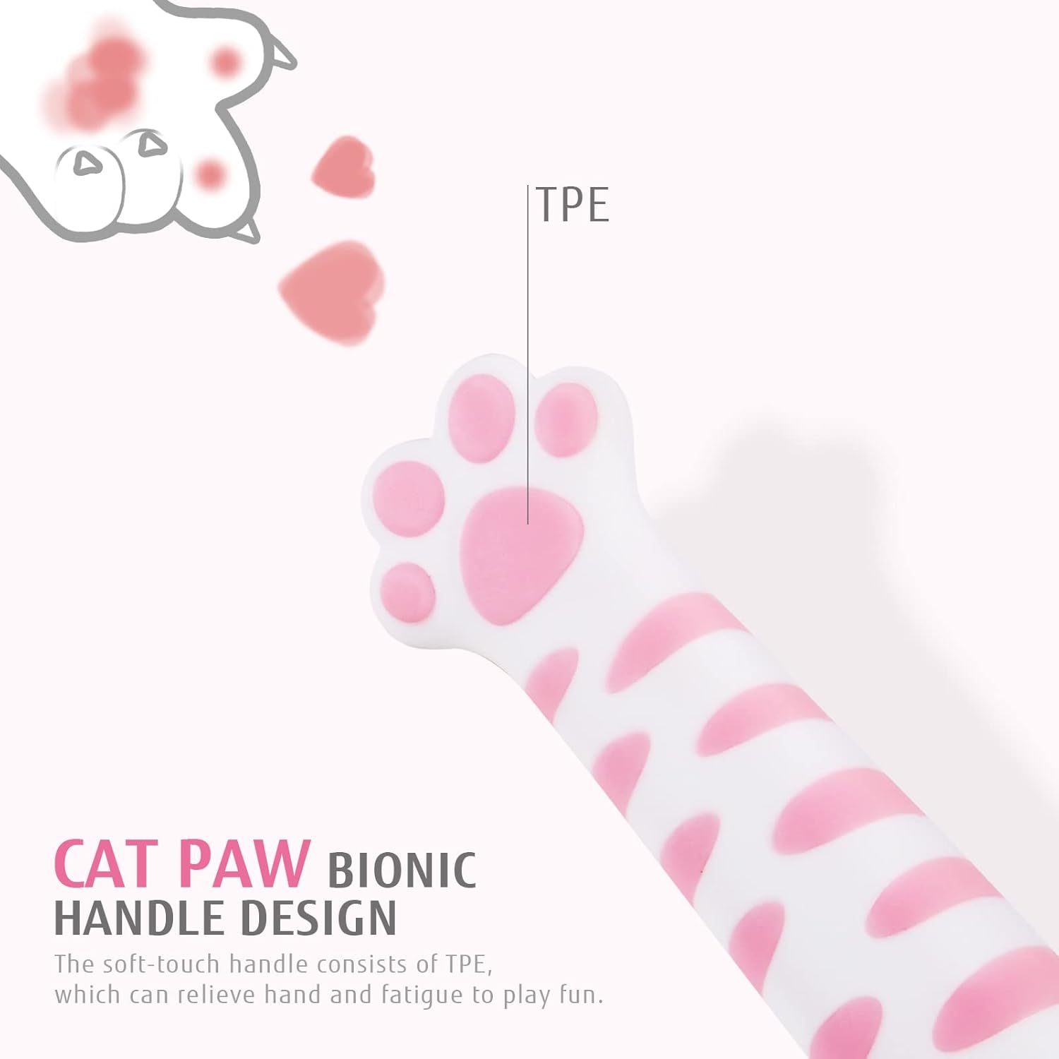 Hecef Cute Kitchen Knife Set,5-Piece Non-Stcik Knives Set with Detachable Block and Scissors,Sharp Kitchen Knives for Chopping, Slicing, Dicing and Cutting, Gift Housewarming Birthday (Pink) image number 1