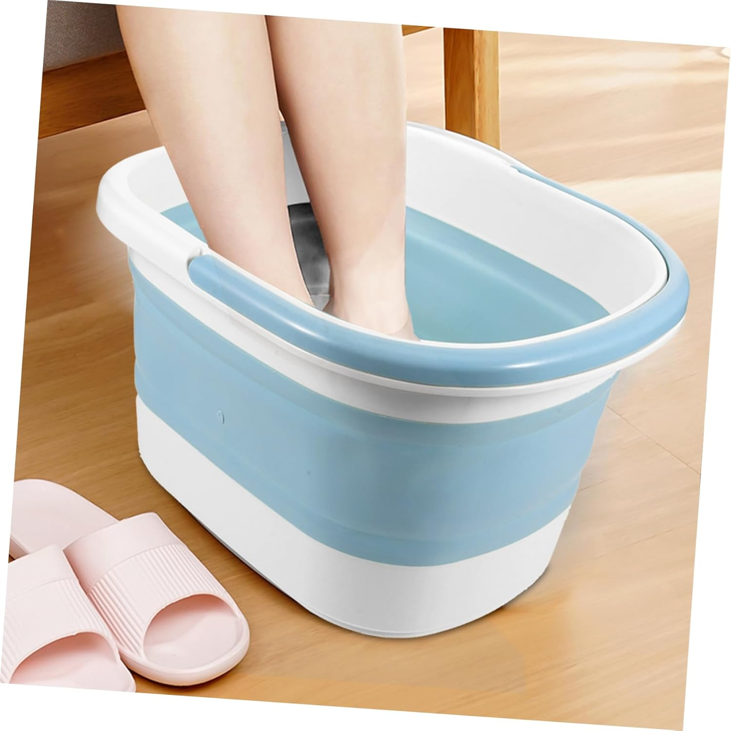 WOFASHPURET Foot Soaking Bath Basin Multi-Use Acupuncture Points Massage Bath Bucket for Household Massage Wash image number 3