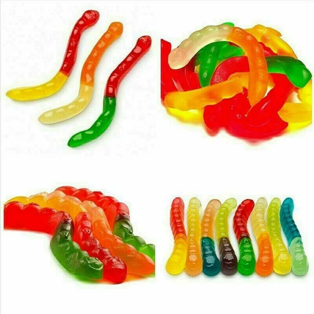 AU Gummie Snake Mold DIY Edible Gummy Snakes Lollies Candy Lolly Silicone Mould Sky Blue image number 6