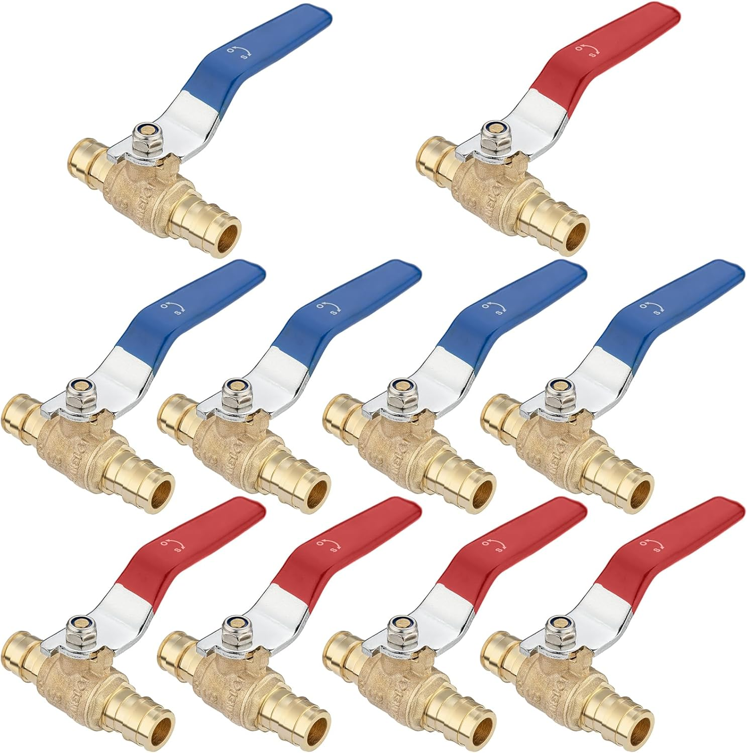 [4 Pieces] Lingmfg 1/2" PEX-A Expansion Ball Valve Shut off Valve LING-BV1-1/2F1960-4 image number 6