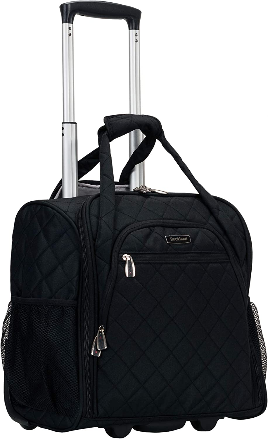 Rockland Melrose Upright Wheeled Underseater Carry-On Luggage
