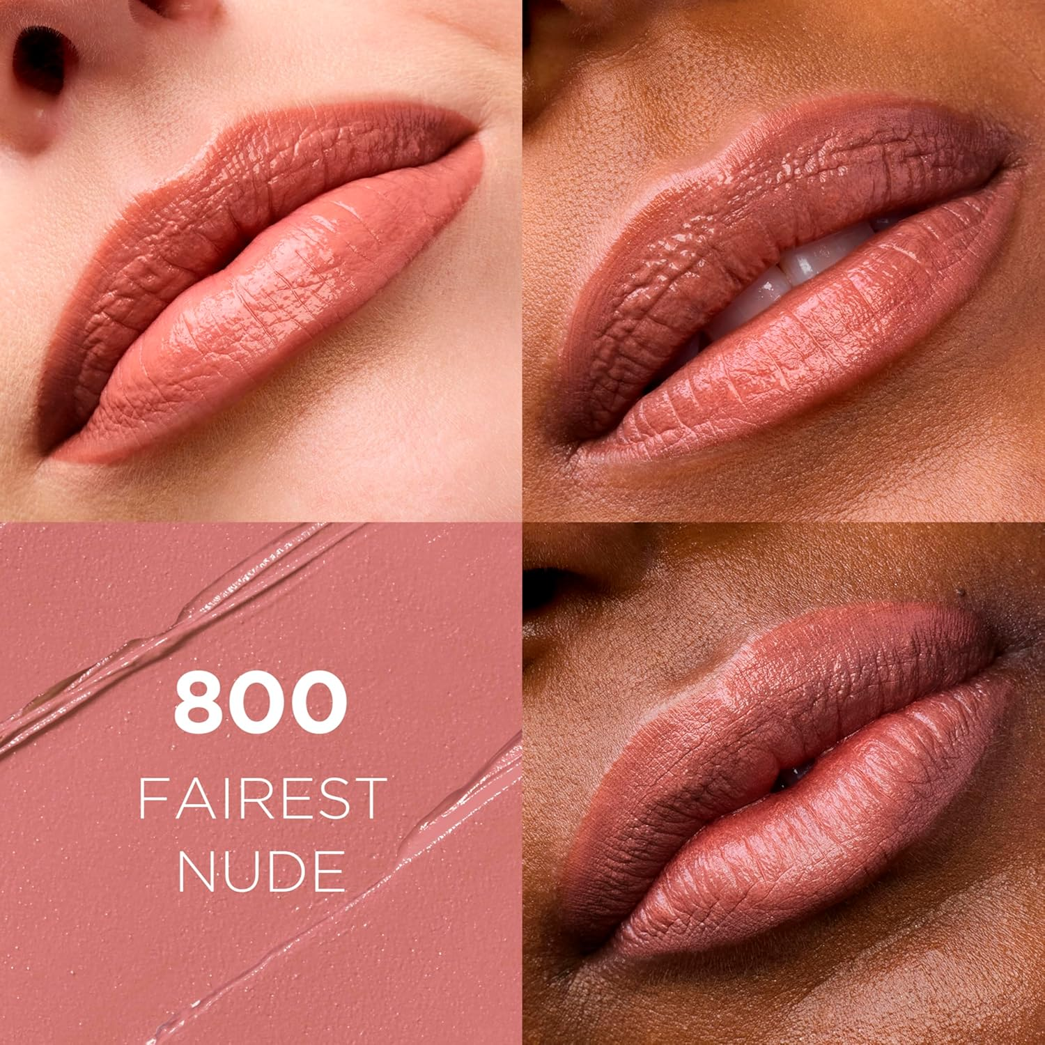 (Fairest Nude) - L'Oreal Colour Riche Lipstick, Fairest Nude 800, 2 Ea
