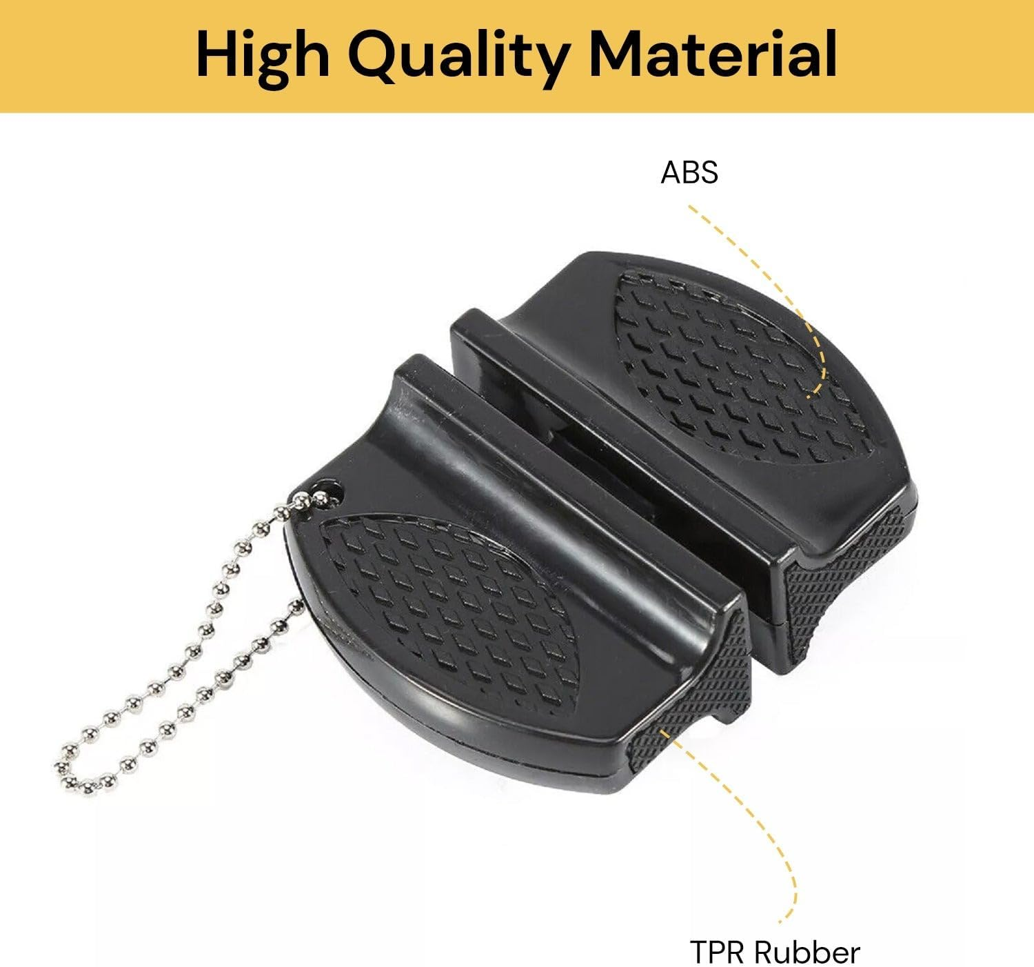 EZONEDEAL Pocket Knife Sharpener - Portable Mini Kitchen Knife Sharpener, Pocket Knife Sharpening Tool for Mountaineering Camping image number 5