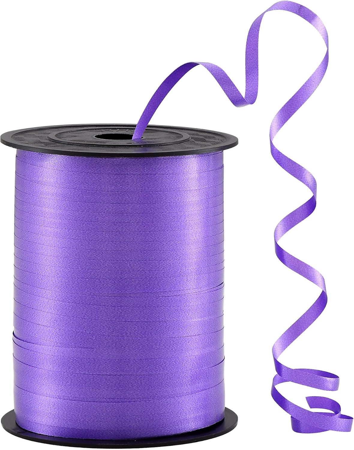 Gold Shiny Curling Ribbon 500 Yards White Ribbon of Perfect for Gift Wrapping Balloons Curly Decorations Thin 3/16" Ribbon for Baby Showers Christmas and More. - Light Purple image number 5