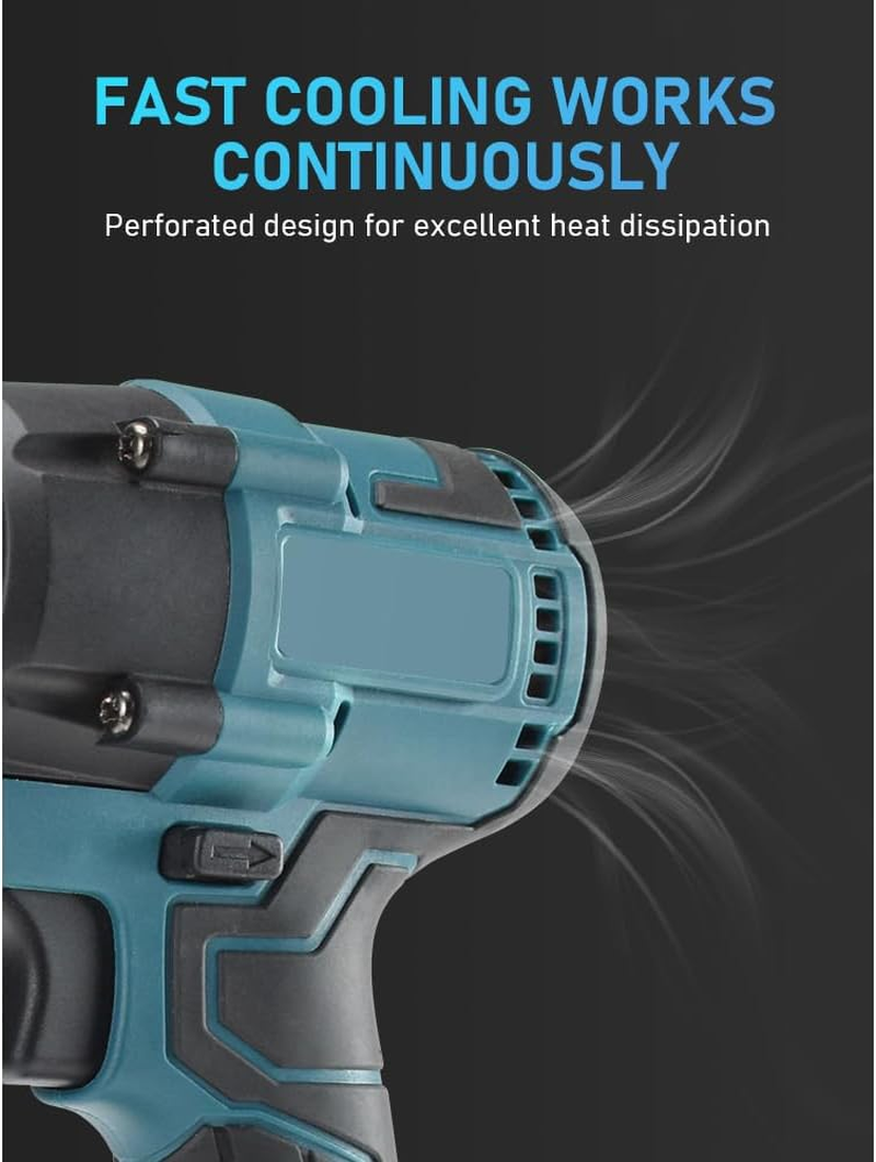 Electric Rivet Gun Brushless Electric Rivet Nut Gun Cordless Rivet Gun with Wrench, Automatic Blind Riveter Tool Electric Blind Riveter Tool Kit, Compatible for Makita Battery 18V image number 1