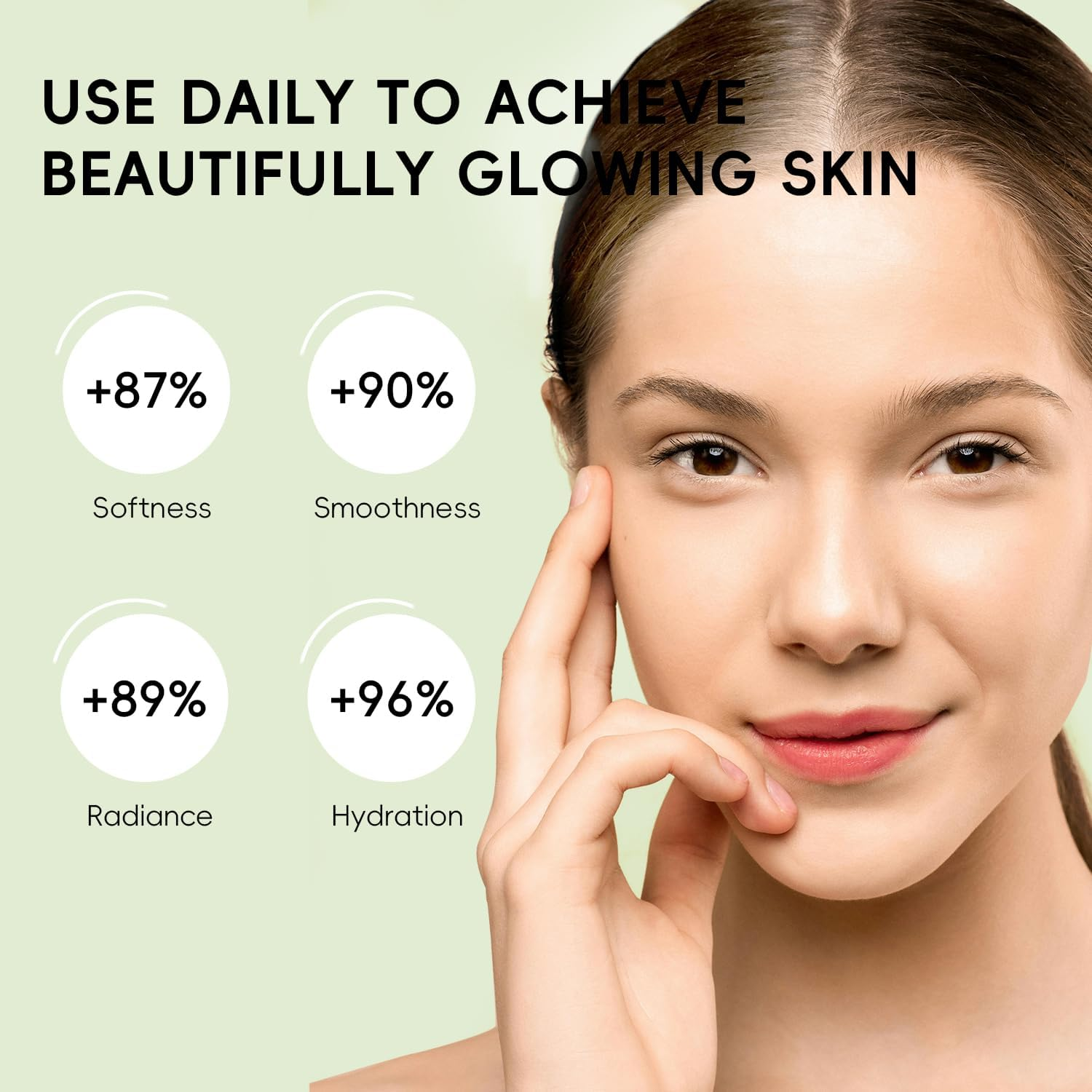 Fruit Skin Care Kit for Girls Teen, 5 Daily Routine Skincare Sets - Gift Set with Facial Cleanser, Vit-C Toner, Eye Cream, Hyaluronic Acid Cream, Serum, Face Care Set for Travel, for All Skin image number 5